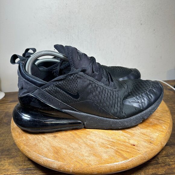 Nike Other - Nike Air Max 270 Men's Size 12‎ Triple Black Shoes Sneakers AH8050-005